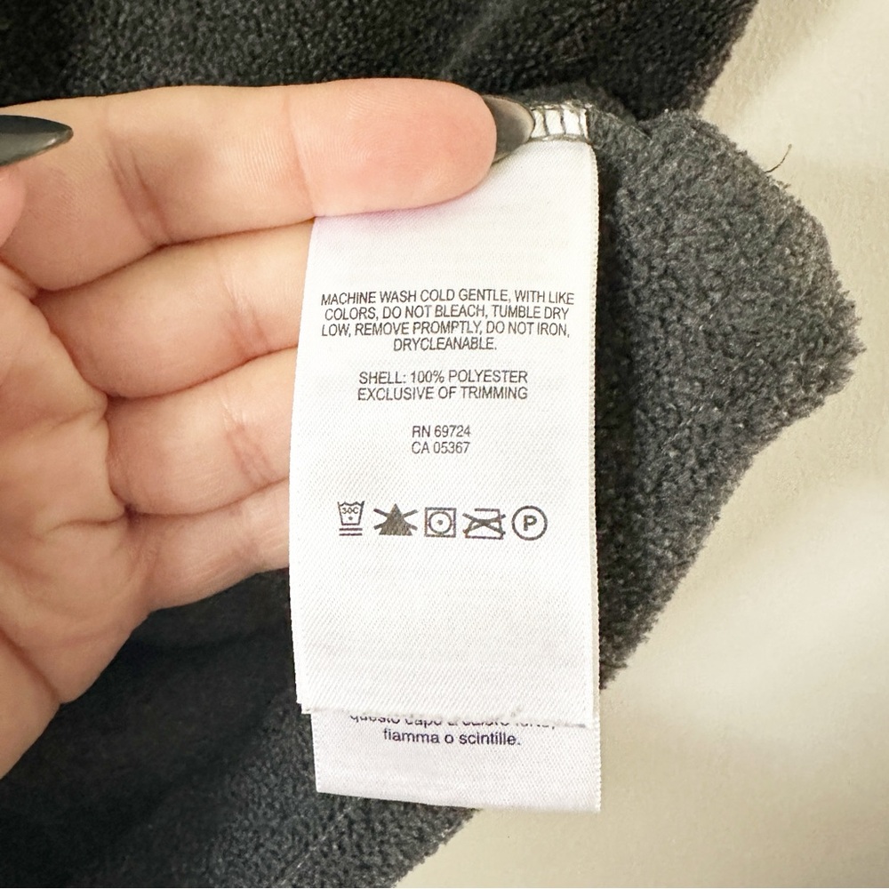 Columbia Men's Fleece Mock Neck Vest Grey L - Picture 5 of 7